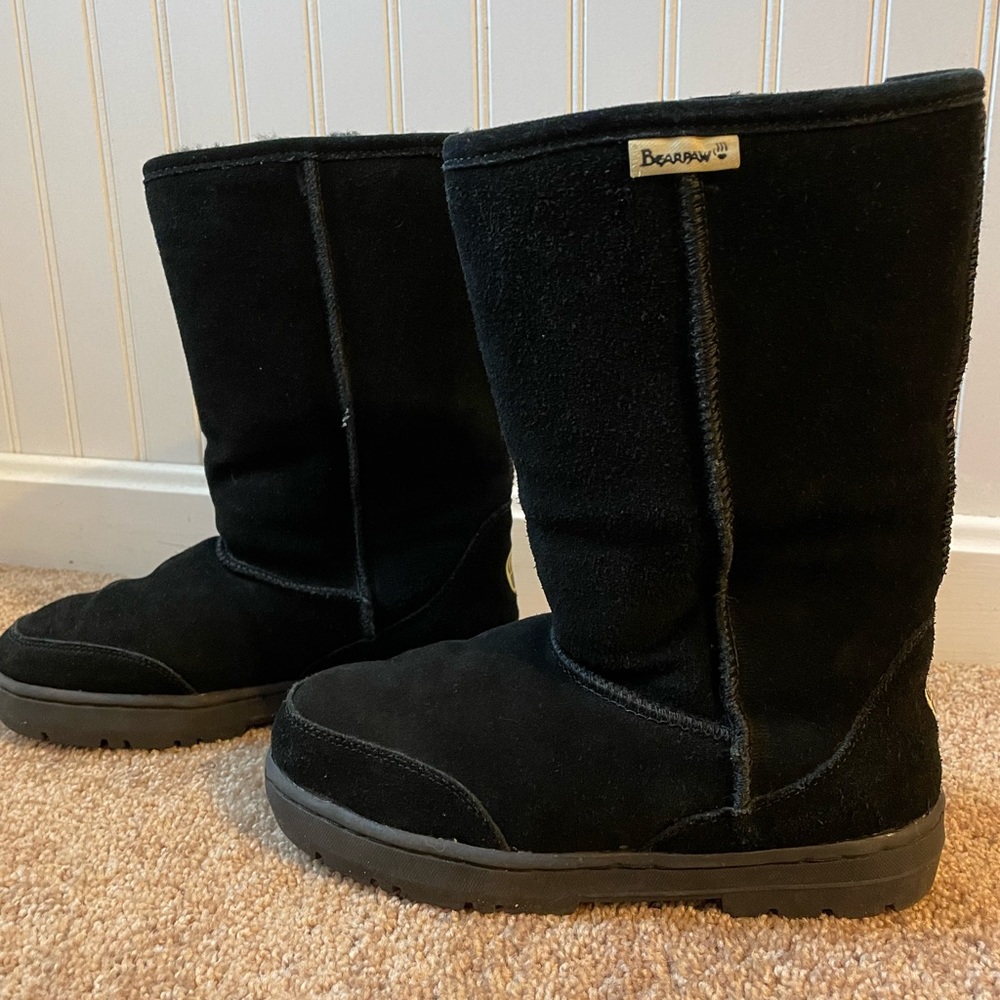 Black Bear Paws with Fleece Lining